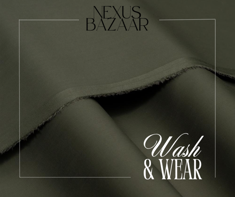 Dark Green Washing Wear
