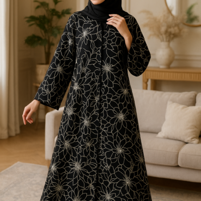 Simple and Elegant Abaya for Women – High-Quality Fabric, Professional Designer Design