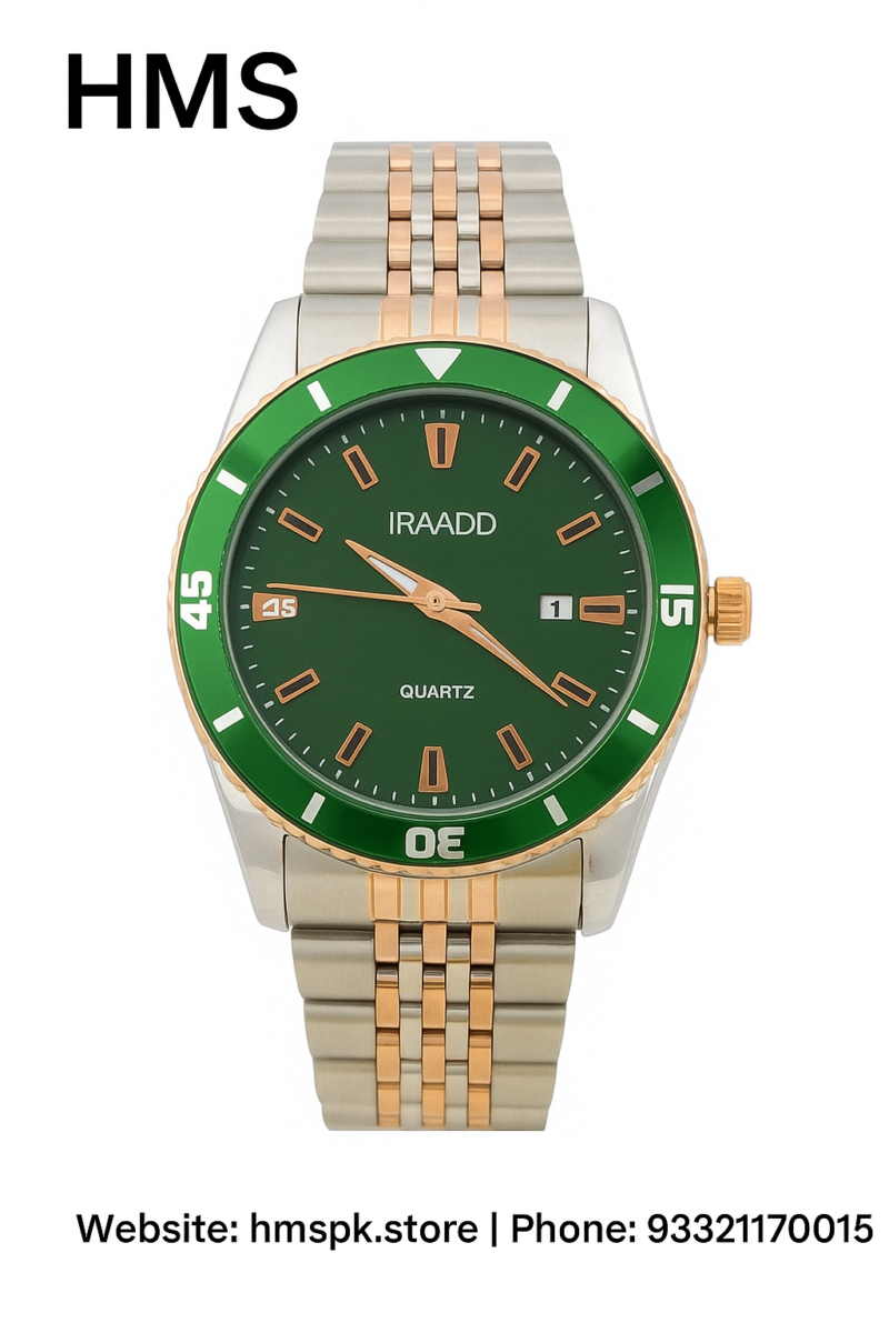 luxury men’s IRAADD watch, stainless steel - Heavy quality
Whatsapp: 03211700015